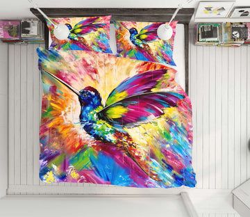 3D Painted Bird 457 Skromova Marina Bedding Bed Pillowcases Quilt
