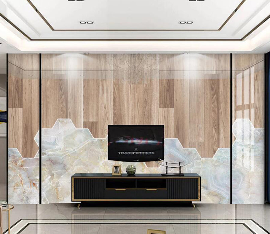 3D Log Texture 108 Wall Murals