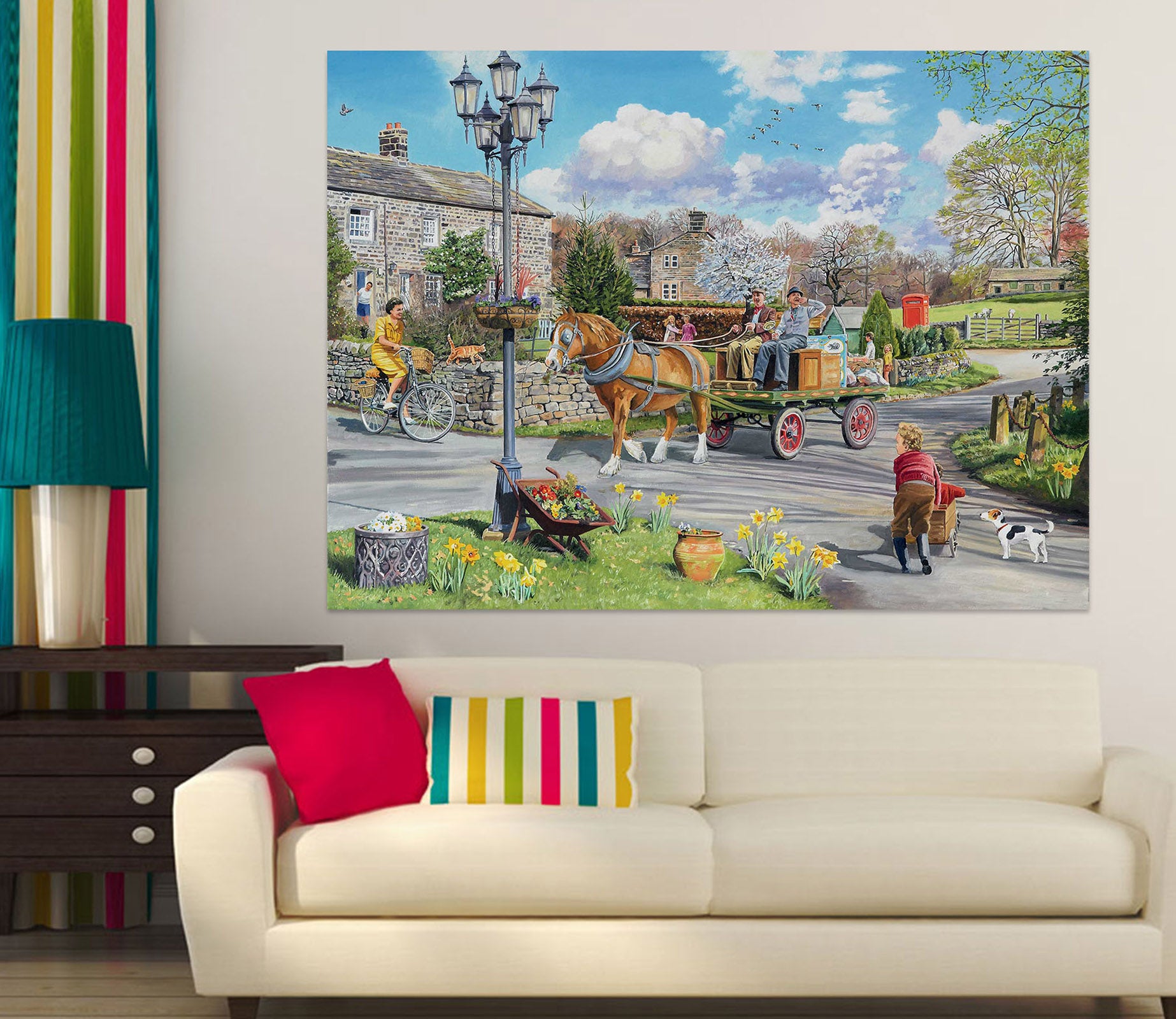 3D Carriage 058 Trevor Mitchell Wall Sticker