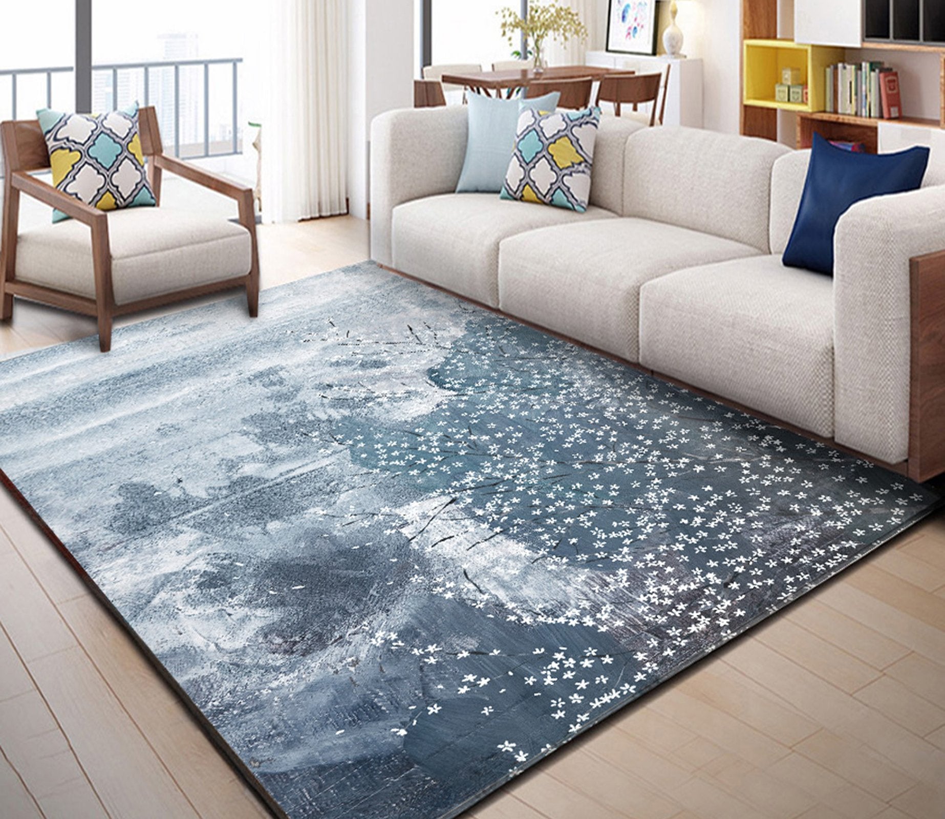 3D Plum Tree WG234 Non Slip Rug Mat Mat AJ Creativity Home 