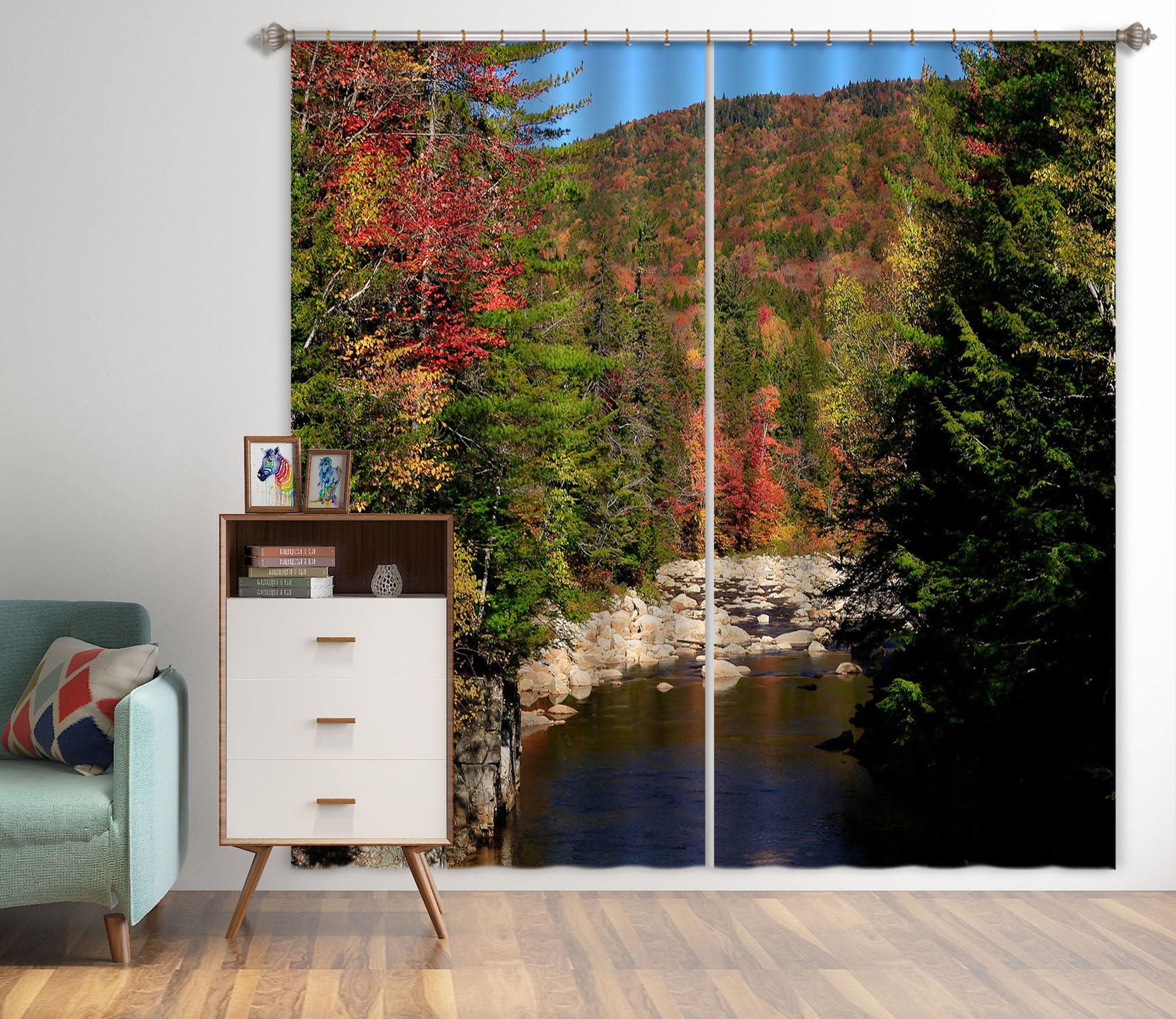 3D River Bend 62161 Kathy Barefield Curtain Curtains Drapes