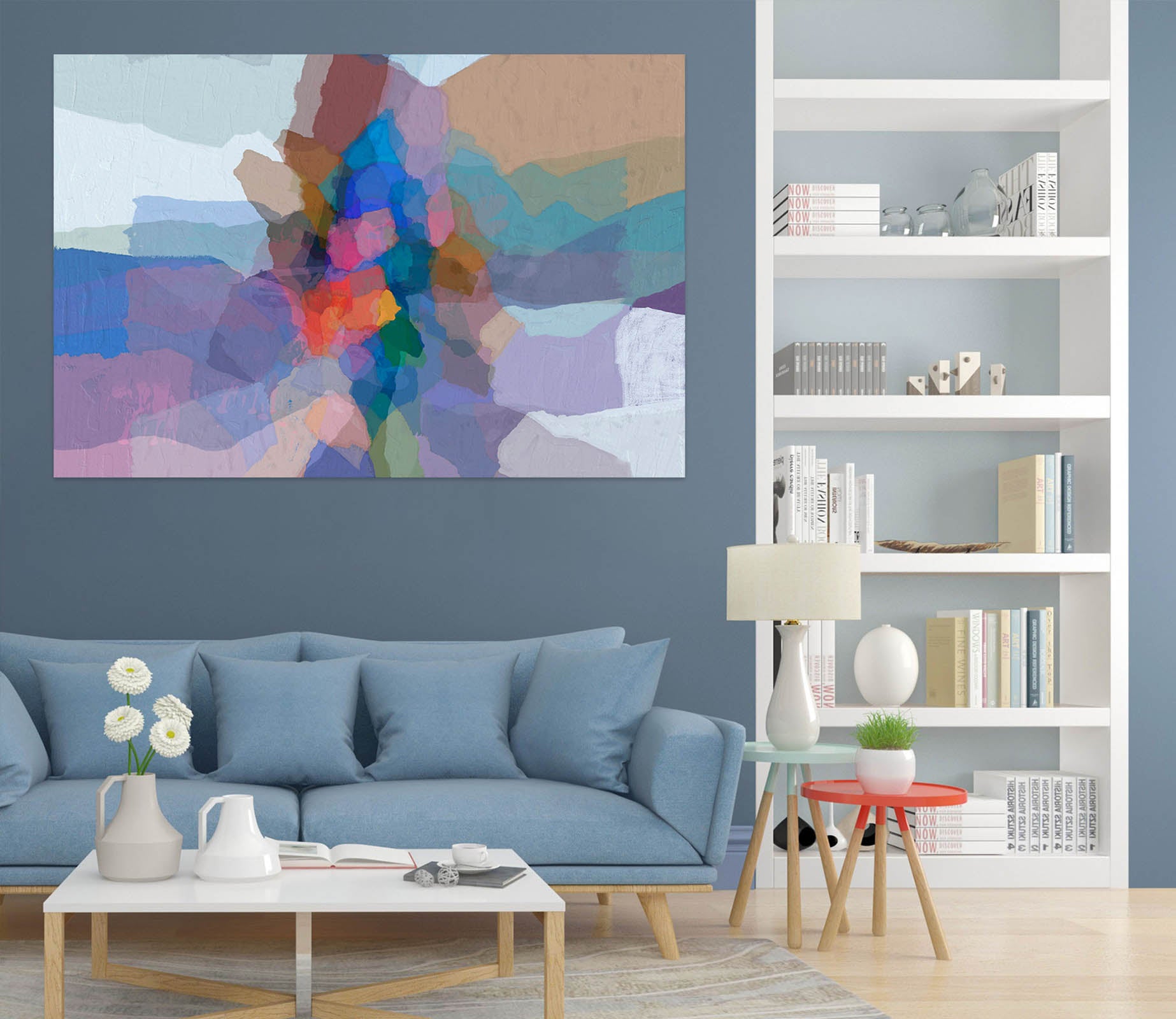 3D Color Figure 004 Michael Tienhaara Wall Sticker