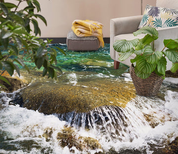 3D Clear Natural Lake 732 Floor Mural  Wallpaper Murals Rug & Mat Print Epoxy waterproof bath floor
