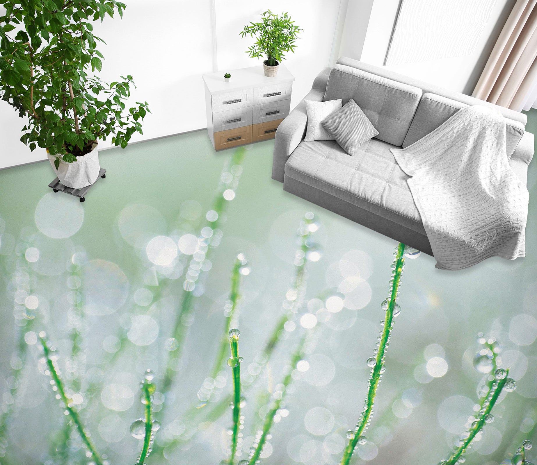 3D Morning Dew 1473 Floor Mural  Wallpaper Murals Self-Adhesive Removable Print Epoxy