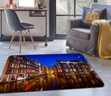 3D Silent City 1051 Marco Carmassi Rug Non Slip Rug Mat