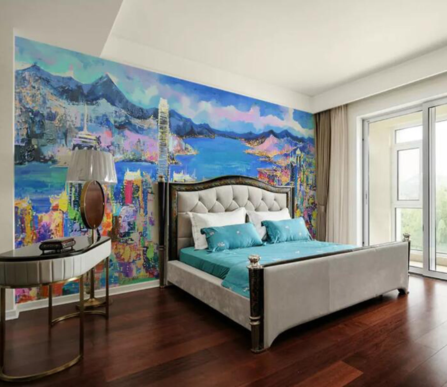 3D Color City WG88 Wall Murals Wallpaper AJ Wallpaper 2 