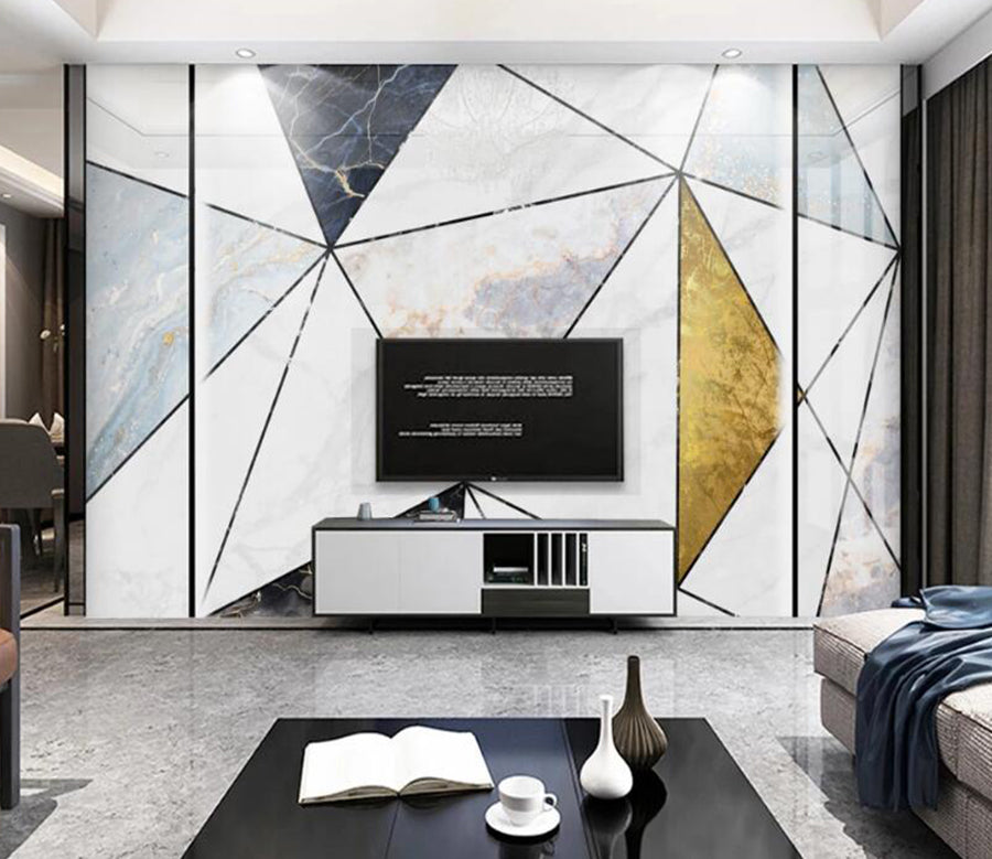 3D Triangle Butt 706 Wall Murals