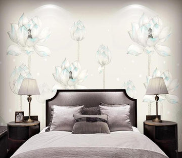 3D Lotus 379 Wall Murals Wallpaper AJ Wallpaper 2 