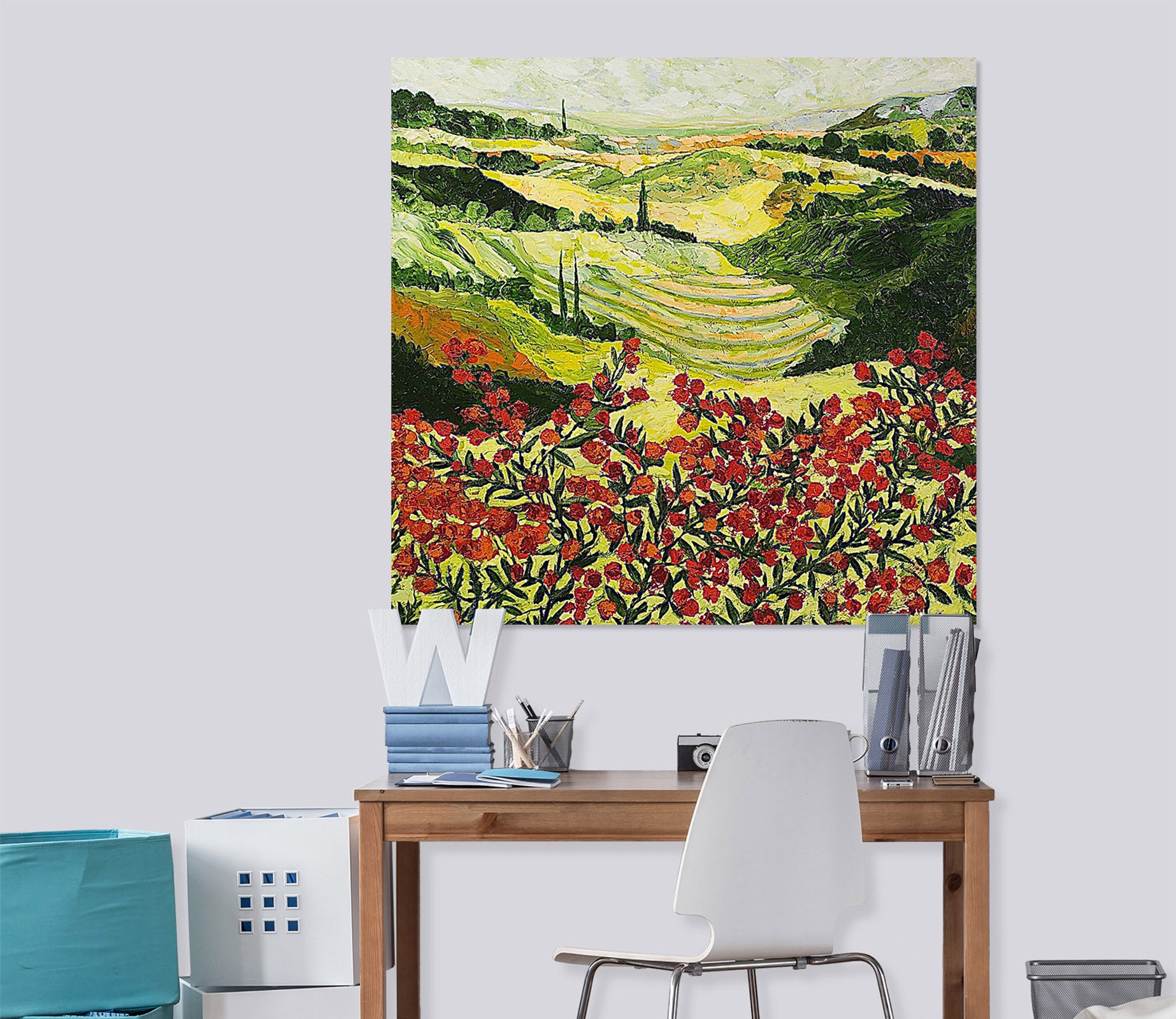 3D Garden Field 123 Allan P. Friedlander Wall Sticker