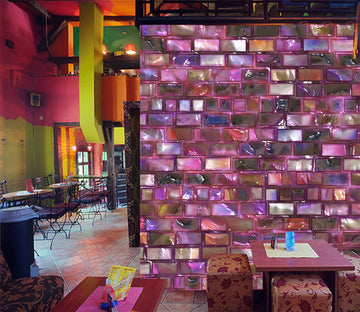 3D Purple Wall 1037 Wall Murals