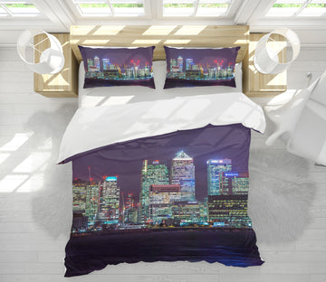 3D Building Night 85134 Assaf Frank Bedding Bed Pillowcases Quilt