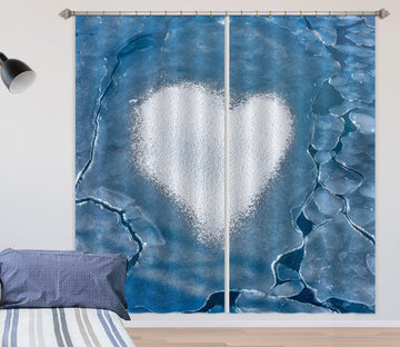 3D Heart Shaped 130 Marco Carmassi Curtain Curtains Drapes