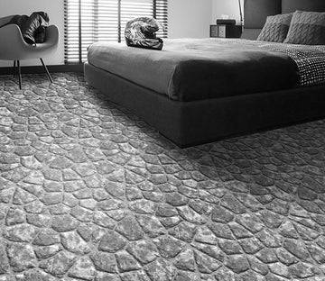 3D Gray Stripe WG673 Floor Mural Wallpaper AJ Wallpaper 2 