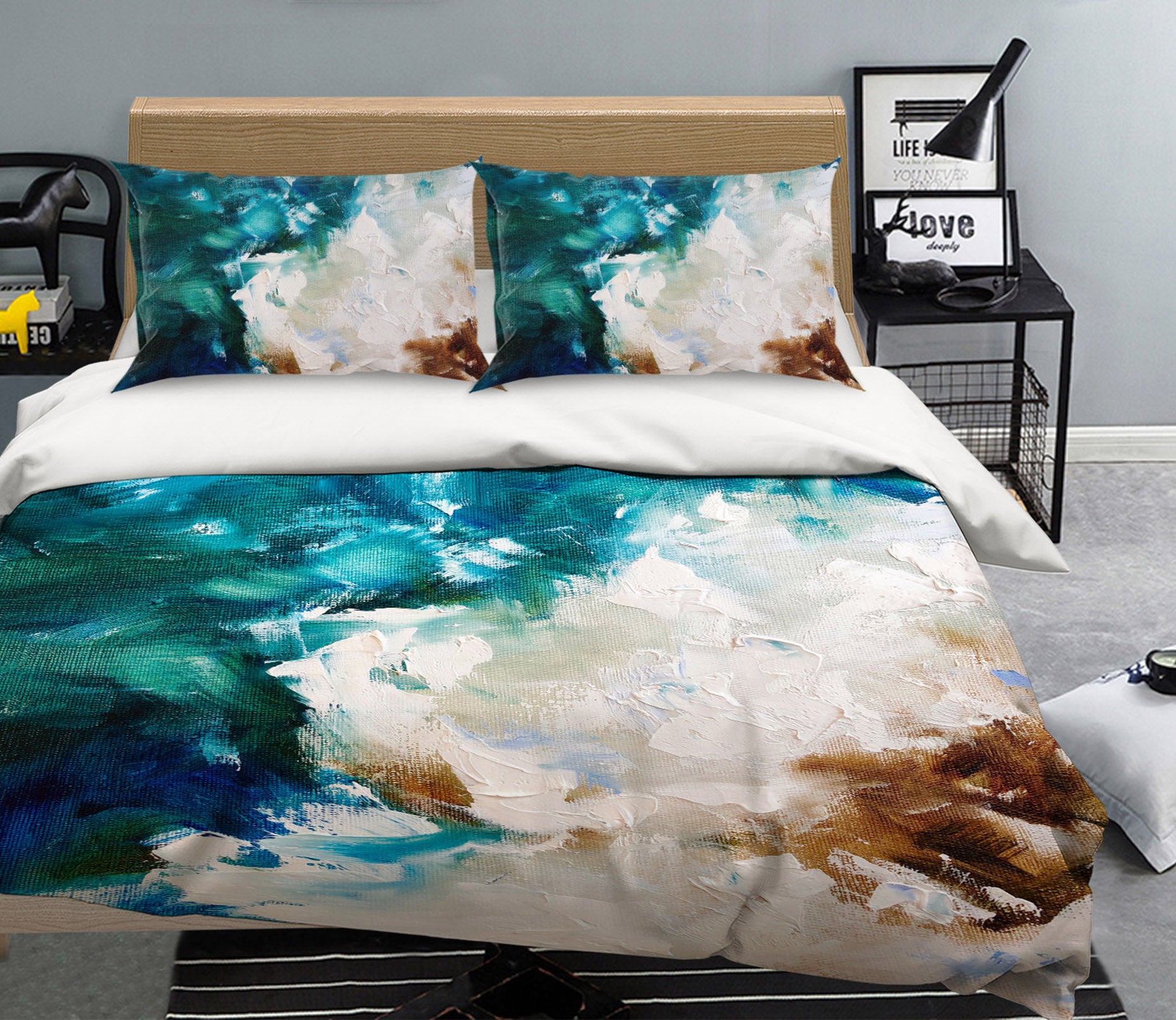 3D Painted Pigments 606 Skromova Marina Bedding Bed Pillowcases Quilt