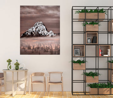 3D Snow Mountain 10076 Marina Zotova Wall Sticker