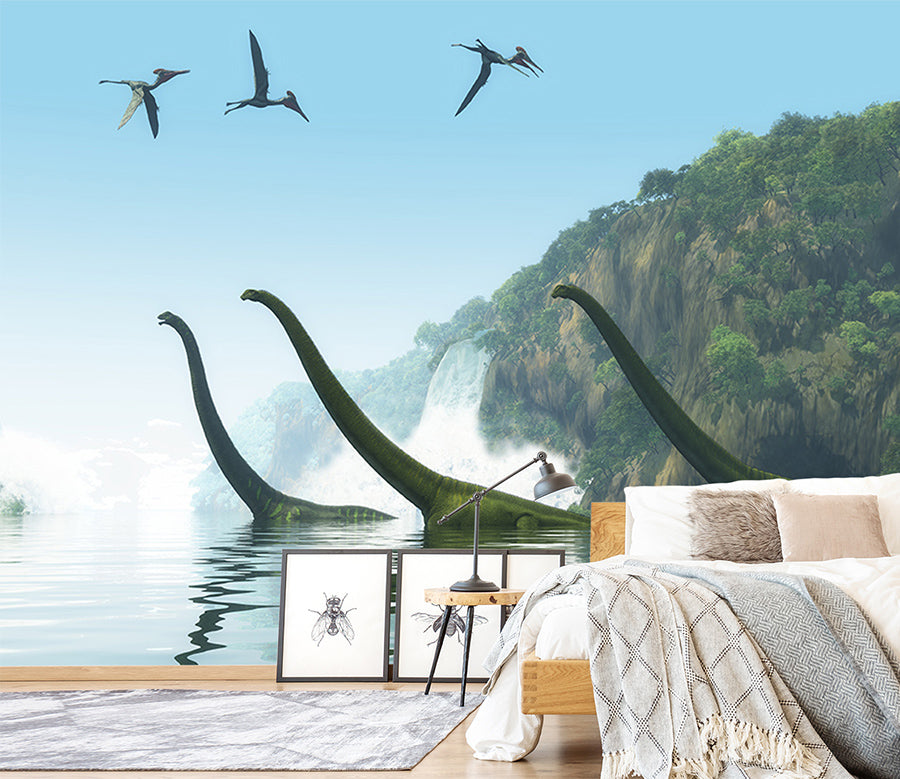 3D Dinosaur World 1565 Wall Murals