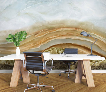 3D Yellow Marble 1025 Wall Murals