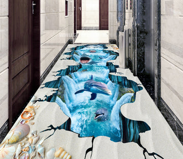 3D Deep Sea Fish 475 Floor Mural  Wallpaper Murals Rug & Mat Print Epoxy waterproof bath floor