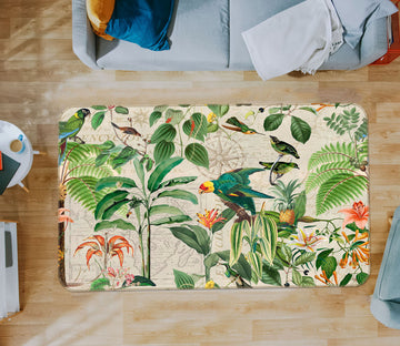 3D Kingdom Of Birds 1034 Andrea haase Rug Non Slip Rug Mat
