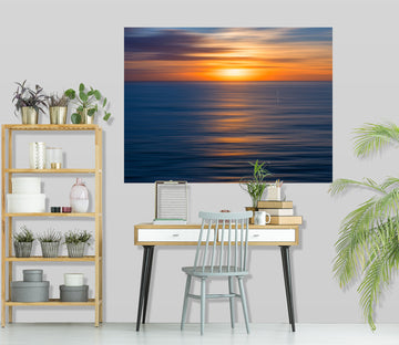 3D Sunset Sea 148 Marco Carmassi Wall Sticker