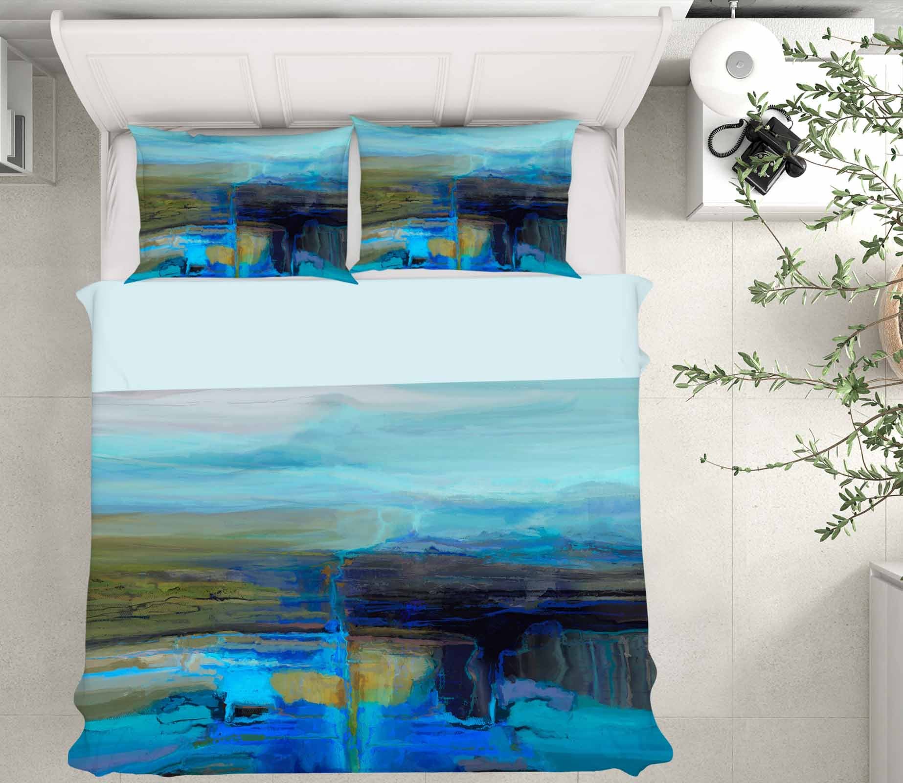 3D Night Lake 2125 Michael Tienhaara Bedding Bed Pillowcases Quilt