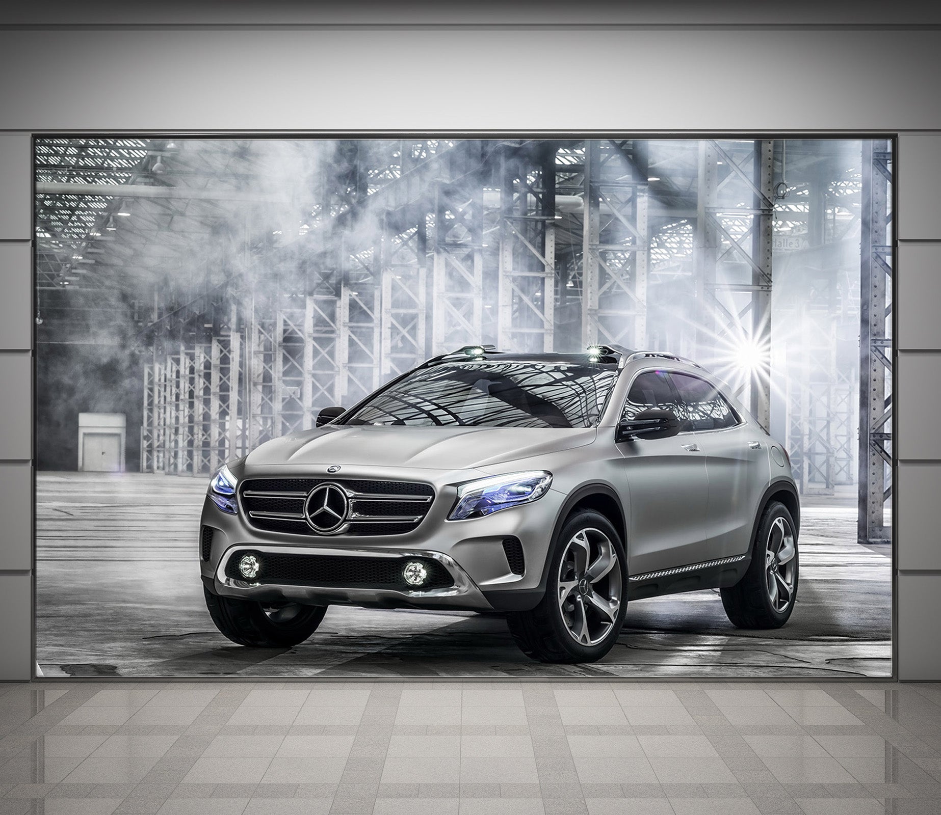 3D Factory Car 020 Vehicle Wall Murals