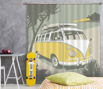 3D Marazion Camper 120 Steve Read Curtain Curtains Drapes