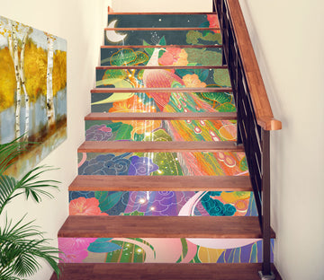 3D Color Outline Fairy Tale 234 Stair Risers