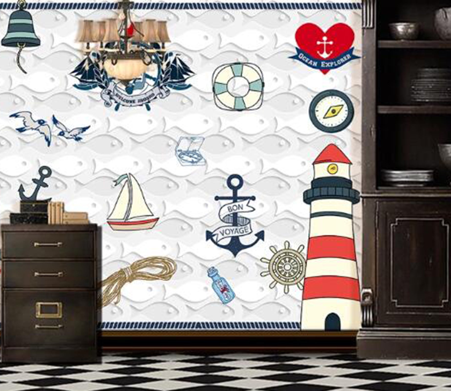 3D Underwater World WC39 Wall Murals Wallpaper AJ Wallpaper 2 