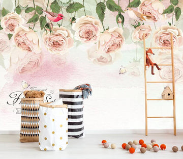 3D Colored Flowers WC81 Wall Murals Wallpaper AJ Wallpaper 2 