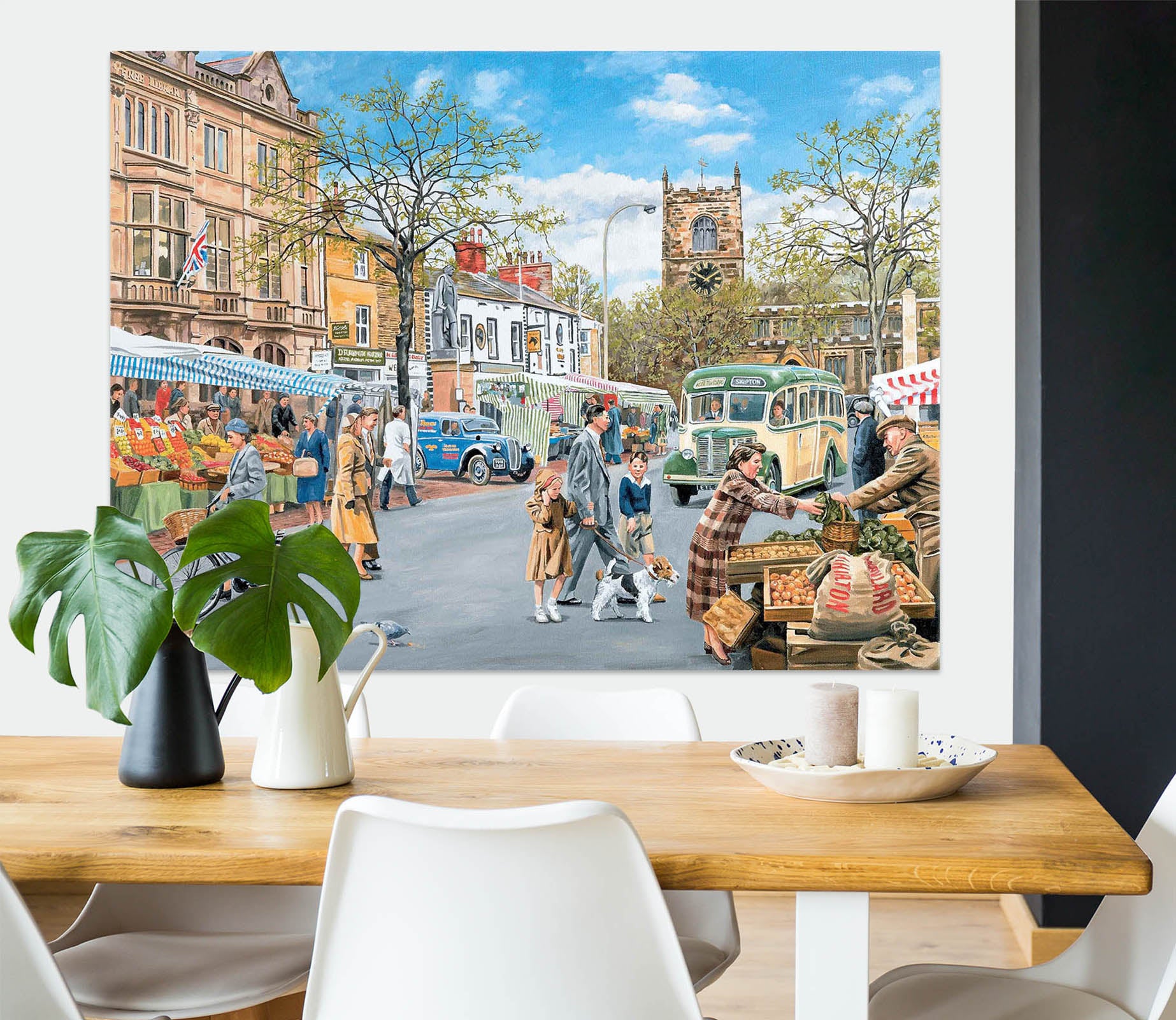 3D Market Day 047 Trevor Mitchell Wall Sticker