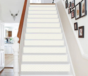 3D Rectangular Mosaic 985 Marble Tile Texture Stair Risers Wallpaper AJ Wallpaper 