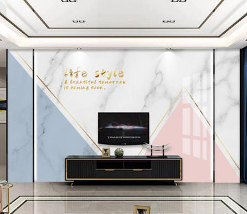 3D Triangle Intersection 741 Wall Murals