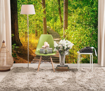 3D Forest Path 121 Wall Murals Wallpaper AJ Wallpaper 2 