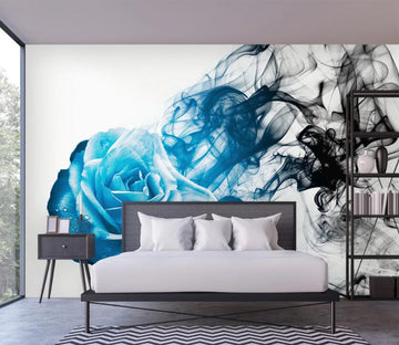 3D Rich Blue Scattered 2175 Wall Murals