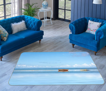 3D Sea Boat 1101 Marco Carmassi Rug Non Slip Rug Mat