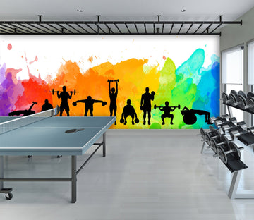 3D Color Movement 097 Wall Murals Wallpaper AJ Wallpaper 2 
