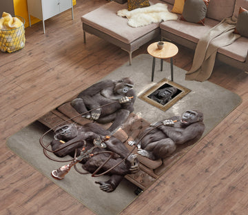 3D Orangutan Sofa 170 Animal Non Slip Rug Mat