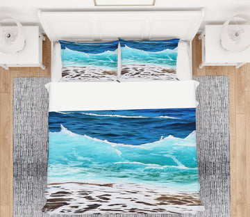 3D Sea Tide 9798 Marina Zotova Bedding Bed Pillowcases Quilt