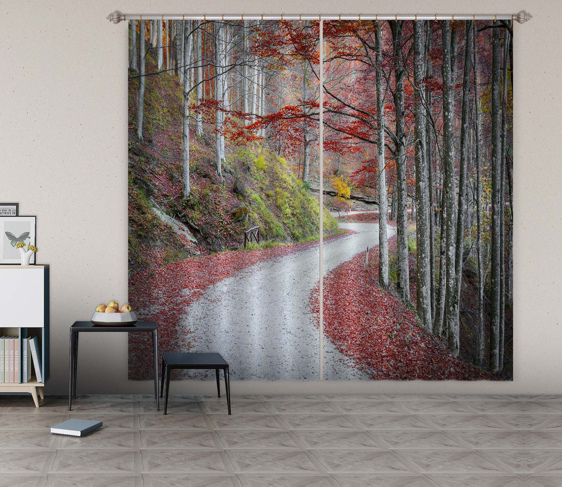 3D Maple Trail 175 Marco Carmassi Curtain Curtains Drapes