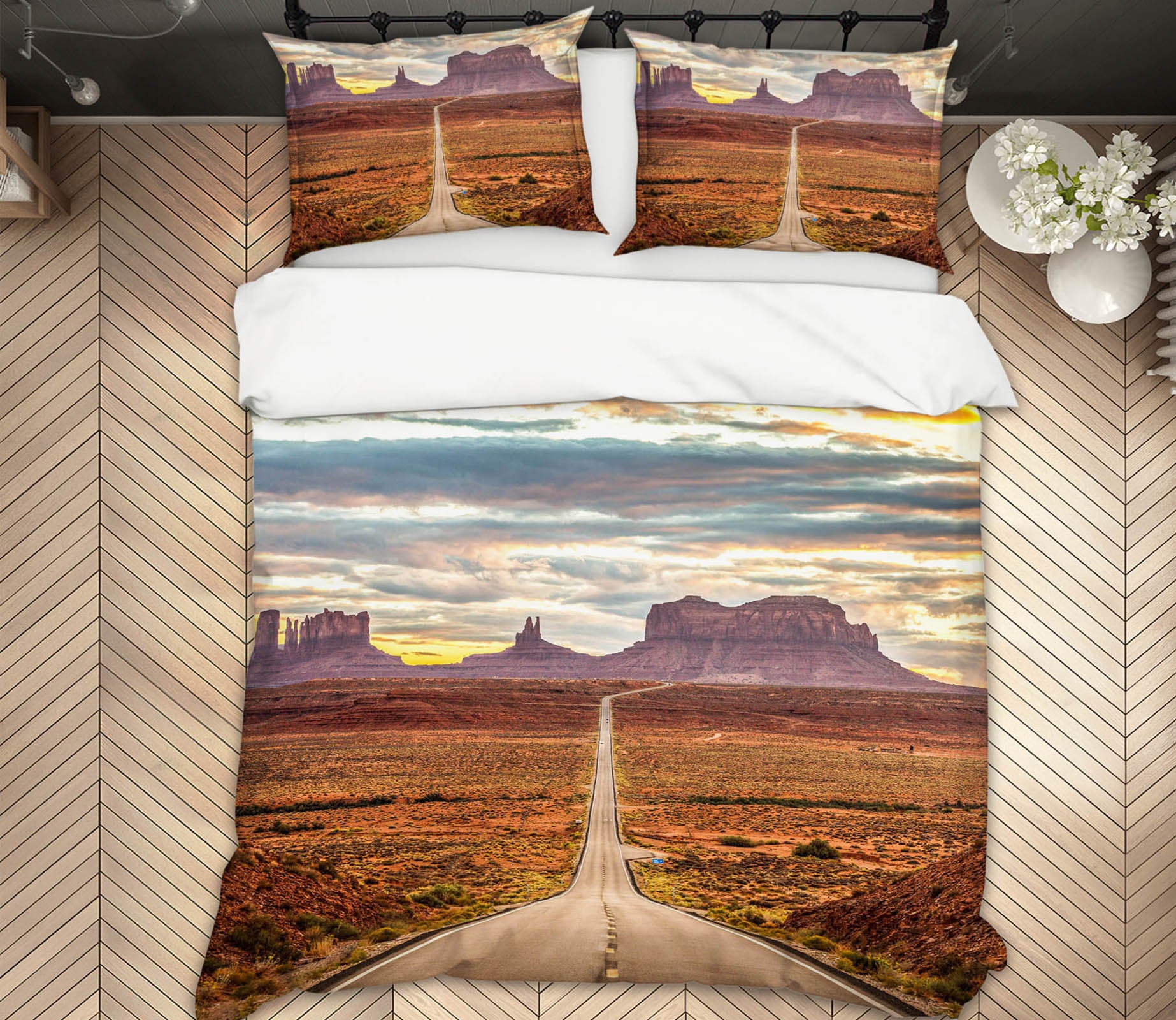 3D Monument Valleyl 123 Marco Carmassi Bedding Bed Pillowcases Quilt
