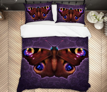 3D Brown Moth 8817 Brigid Ashwood Bedding Bed Pillowcases Quilt Cover Duvet Cover