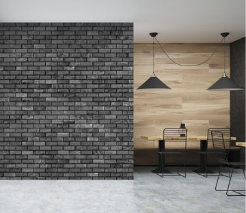 3D Black Bricks 1423 Wall Murals Wallpaper AJ Wallpaper 2 