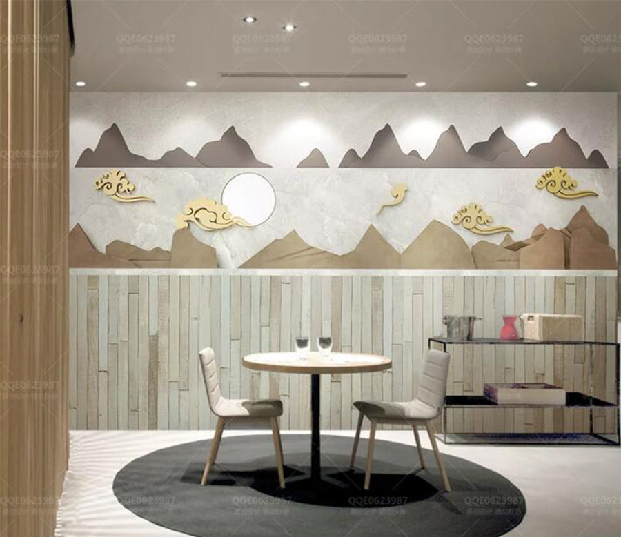 3D Abstract Valley WC171 Wall Murals