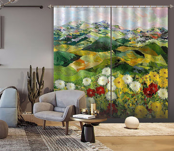 3D Bewitching Twilight 043 Allan P. Friedlander Curtain Curtains Drapes Wallpaper AJ Wallpaper 