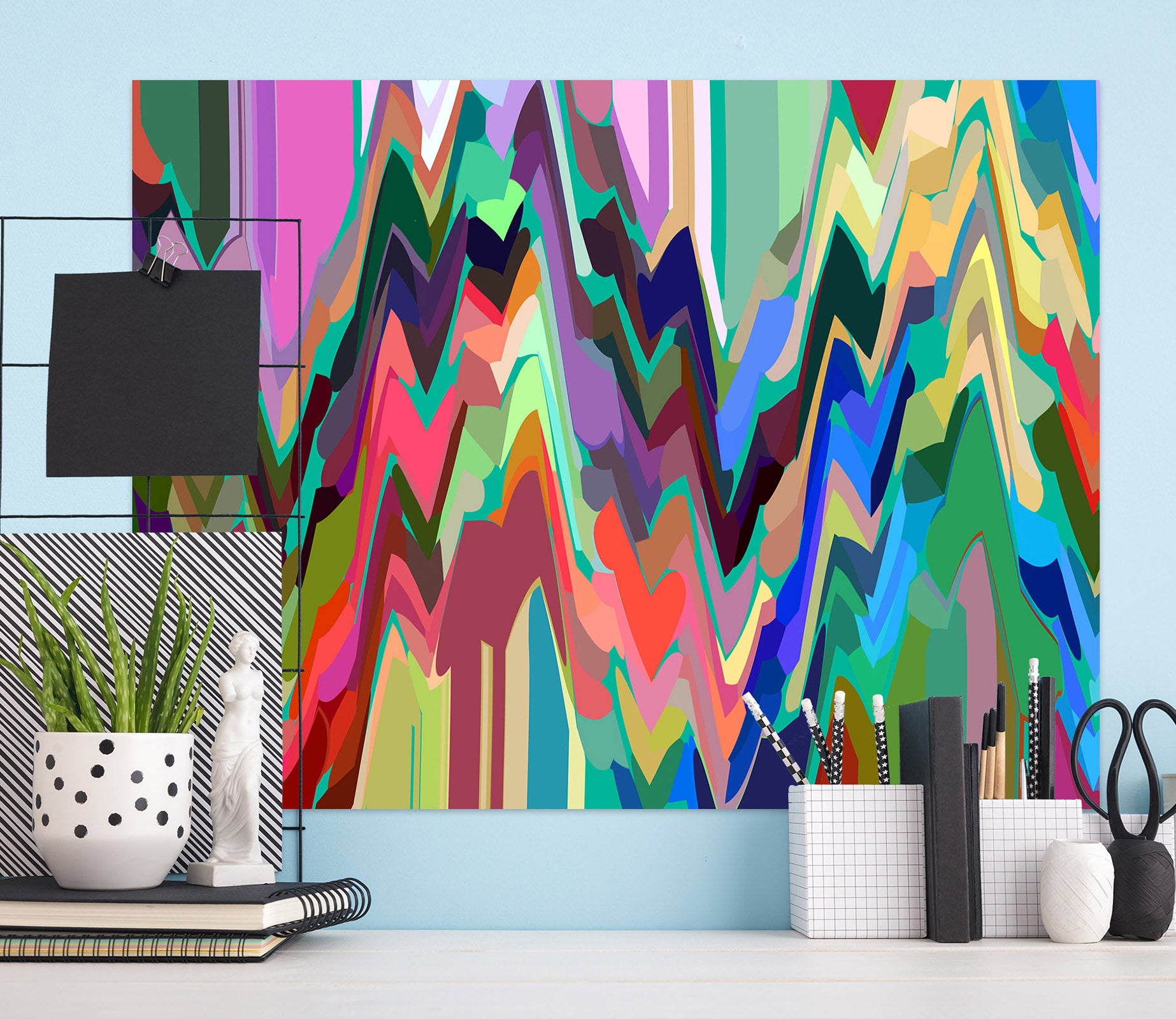 3D Colored Trees 71122 Shandra Smith Wall Sticker