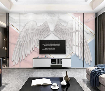 3D Anti-fall Wings 844 Wall Murals