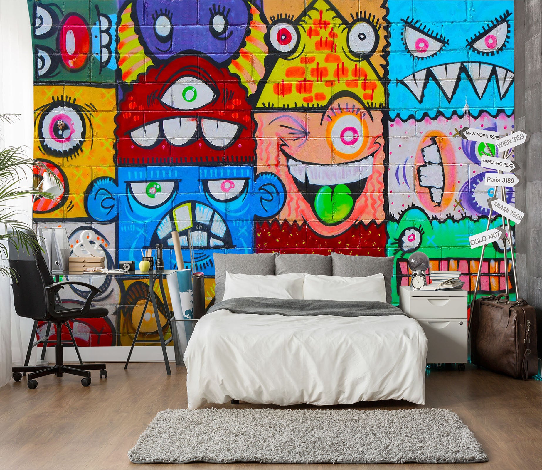 Get your Very Own Graffiti Mural With Wallsauce.com // TechNuovo.com, image size:1846x1600