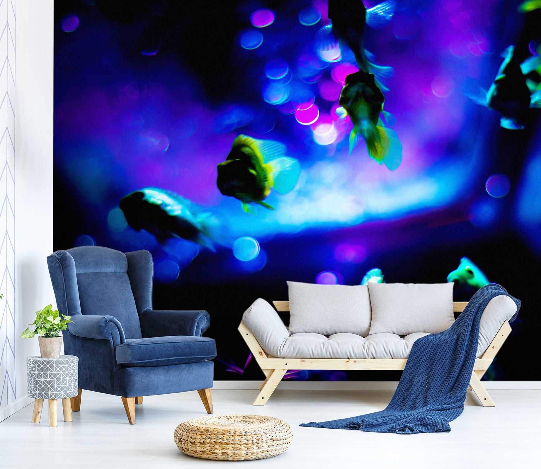 3D Magical Color 101 Noirblanc777 Wall Mural Wall Murals
