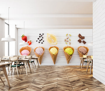 3D Ice Cream 1472 Wall Murals